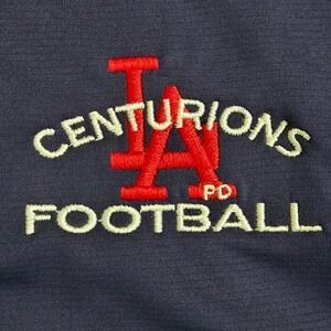 Holloway LAPD Centurions Football Mens XL Navy Blue Long Sleeve‎ Polo Shirt